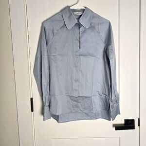 Harshman Brook Light Blue Collared Button‎ Up Shirt NWT